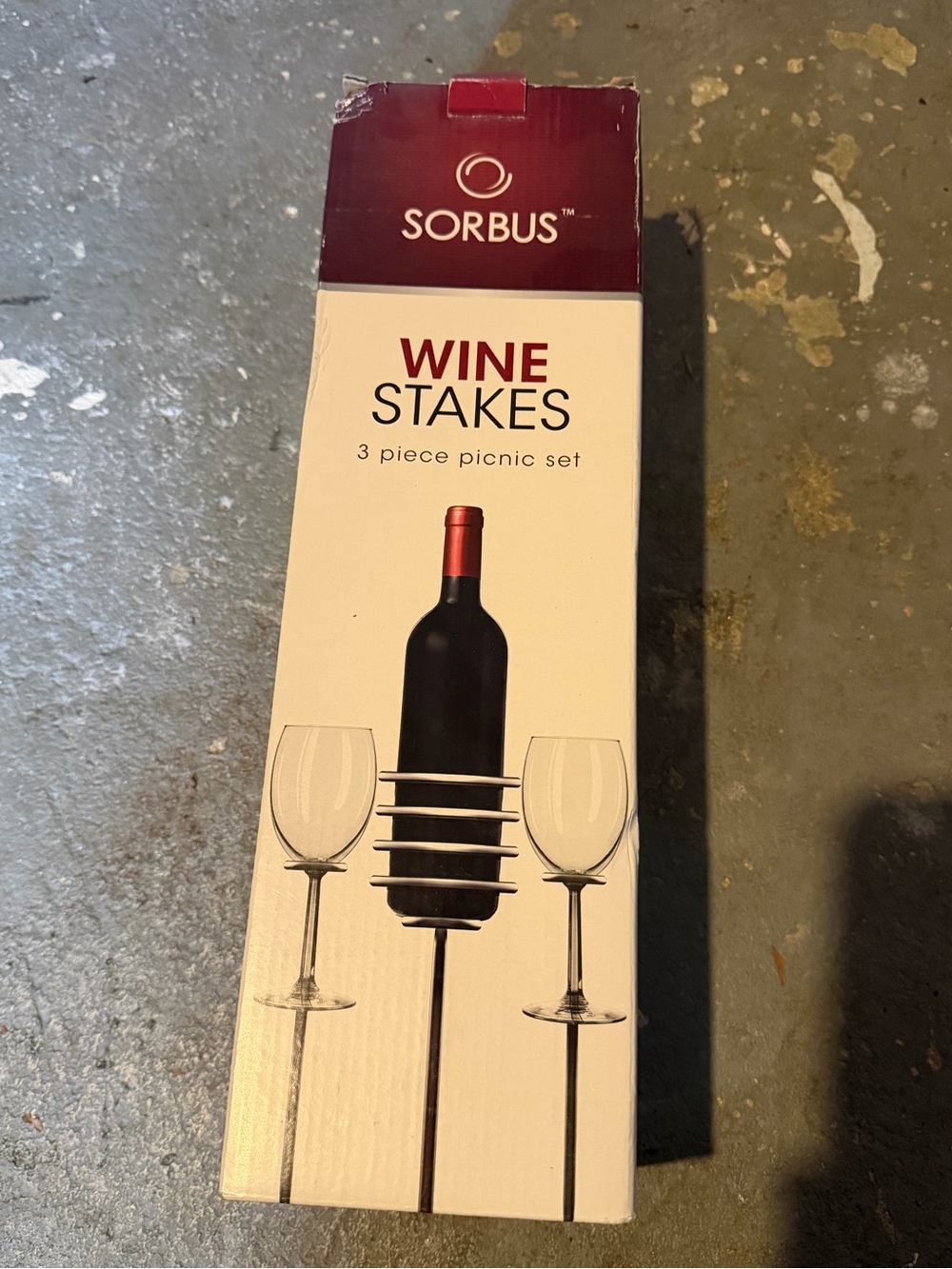 Wine Stakes 3-Piece Picnic Set